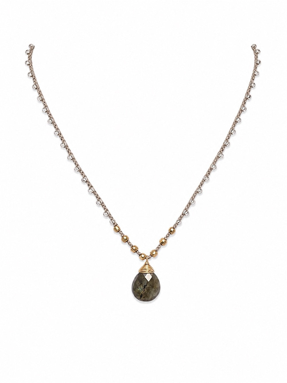 Labradorite Silkdrop Necklace