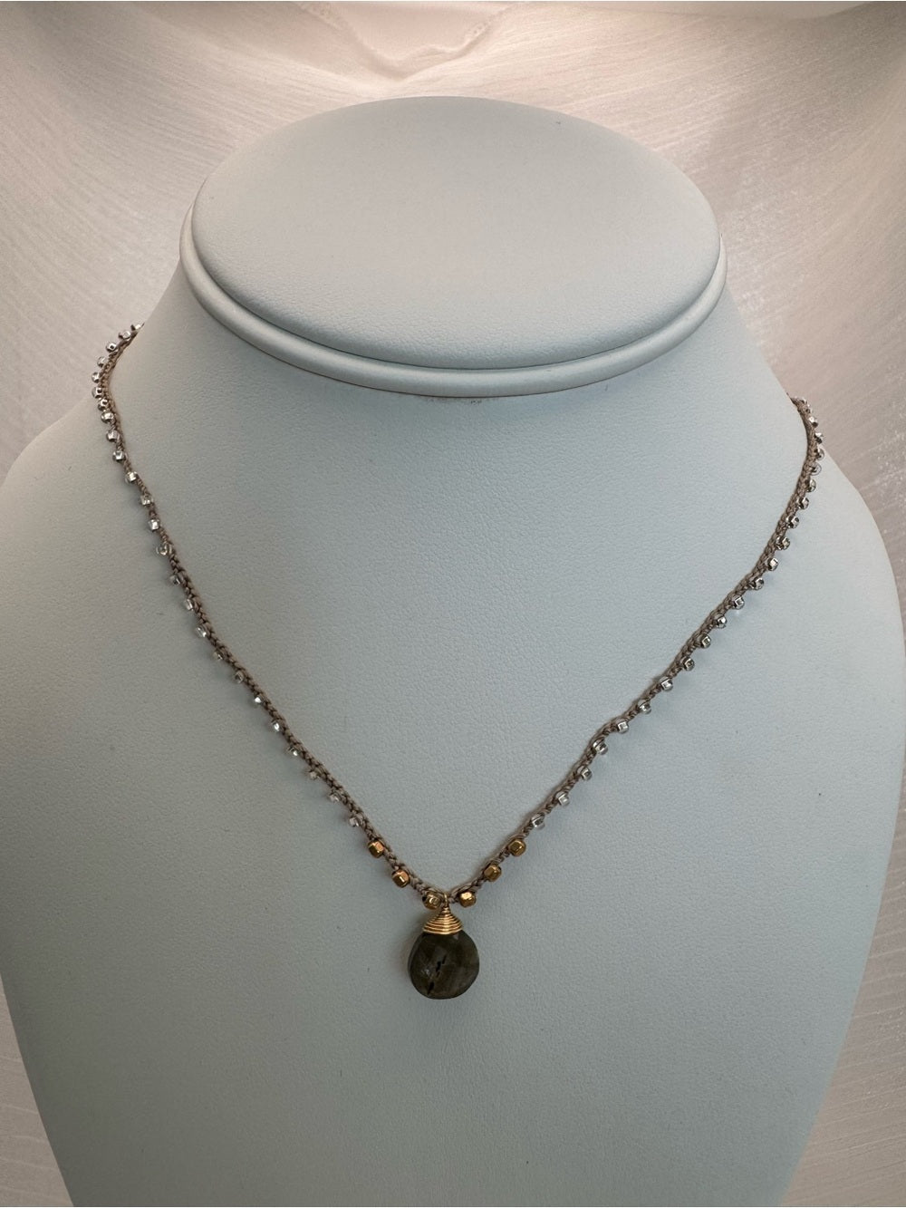 Labradorite Silkdrop Necklace