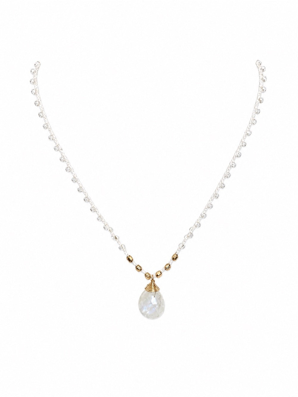 Moonstone Silkdrop Necklace