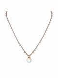 Clear Quartz Silkdrop Necklace