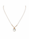 Clear Quartz Silkdrop Necklace