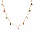 N10529 Rainbow Tourmaline Necklace