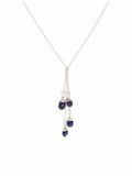 N086 Tanzanite Dangle Necklace