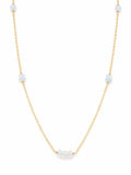 N034 Ethiopian Opal Rondelle Necklace