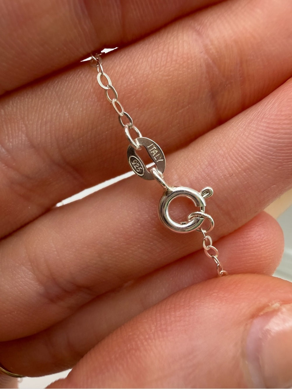 N182 Aquamarine and Moonstone Lariat Necklace