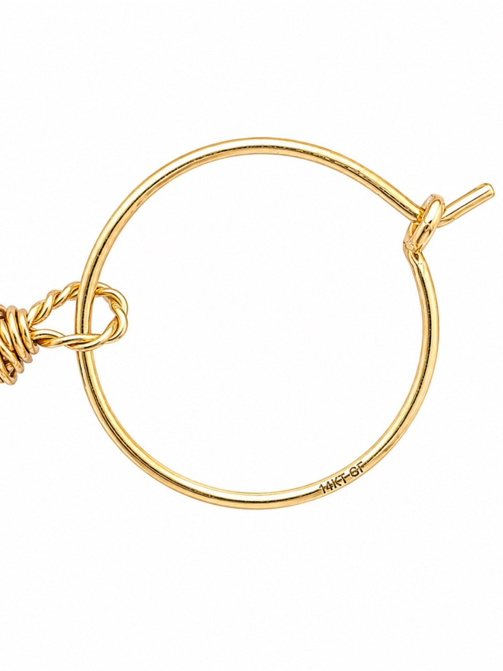 HP0018 Sapphire Gold Hoops