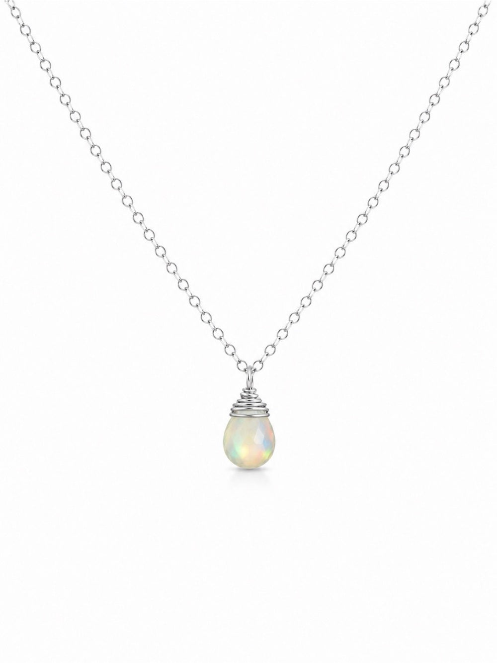 N2341 Ethiopian Opal Handmade Necklace