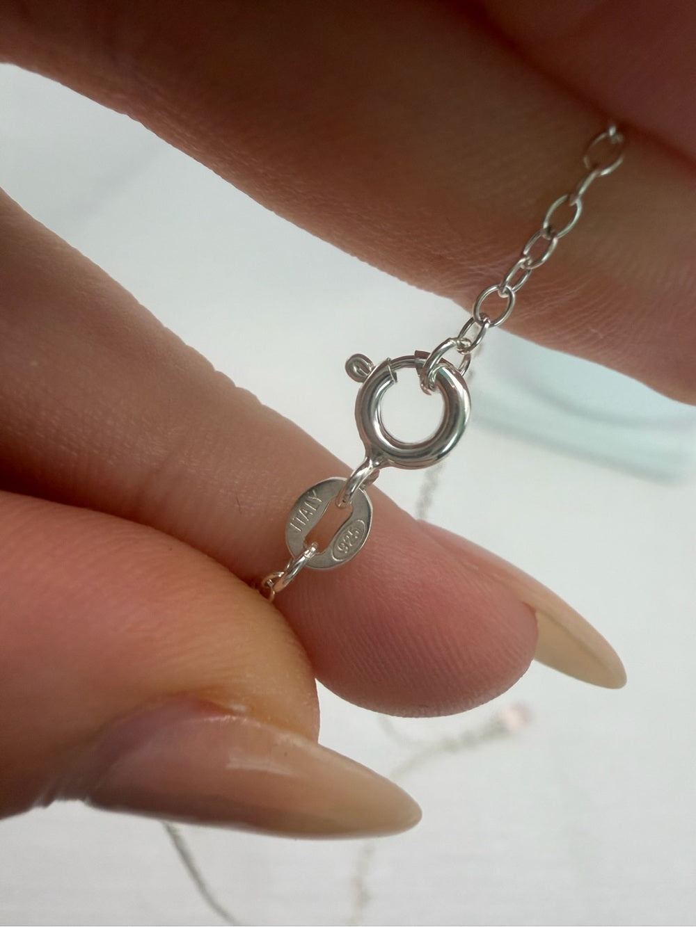N5017 Rose Quartz Briollette Necklace