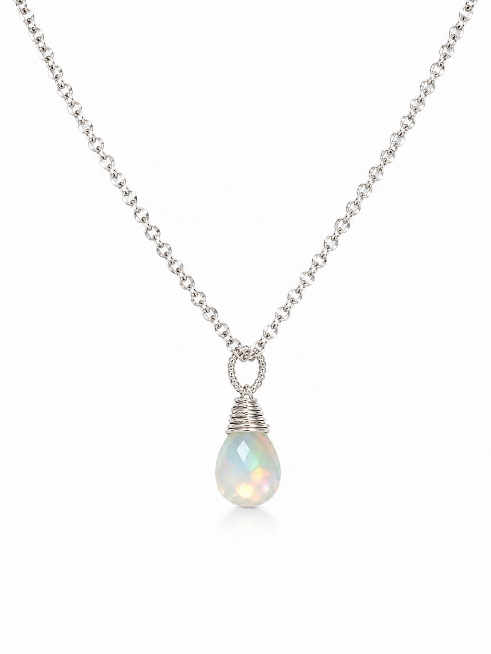N2431 Ethiopian Opal Handmade Necklace