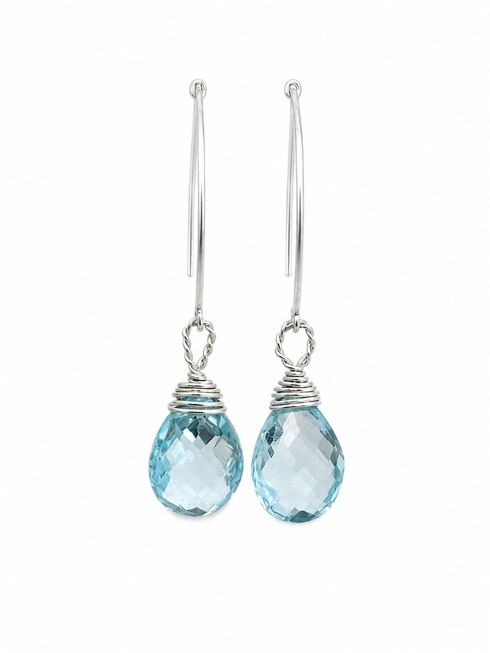 HT42337 Blue Topaz Hook Threaders