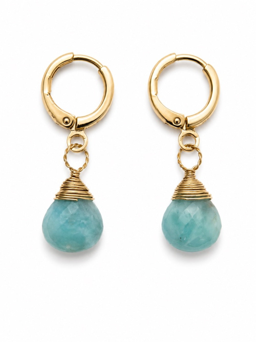 HG040 Larimar Gold Huggies