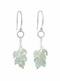 HK0030 Aquamarine Hook Earrings