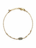 Handmade Laboradorite Gold Bracelet