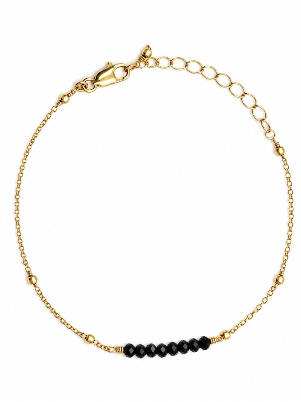 Minimalist Black Onyx Bracelet