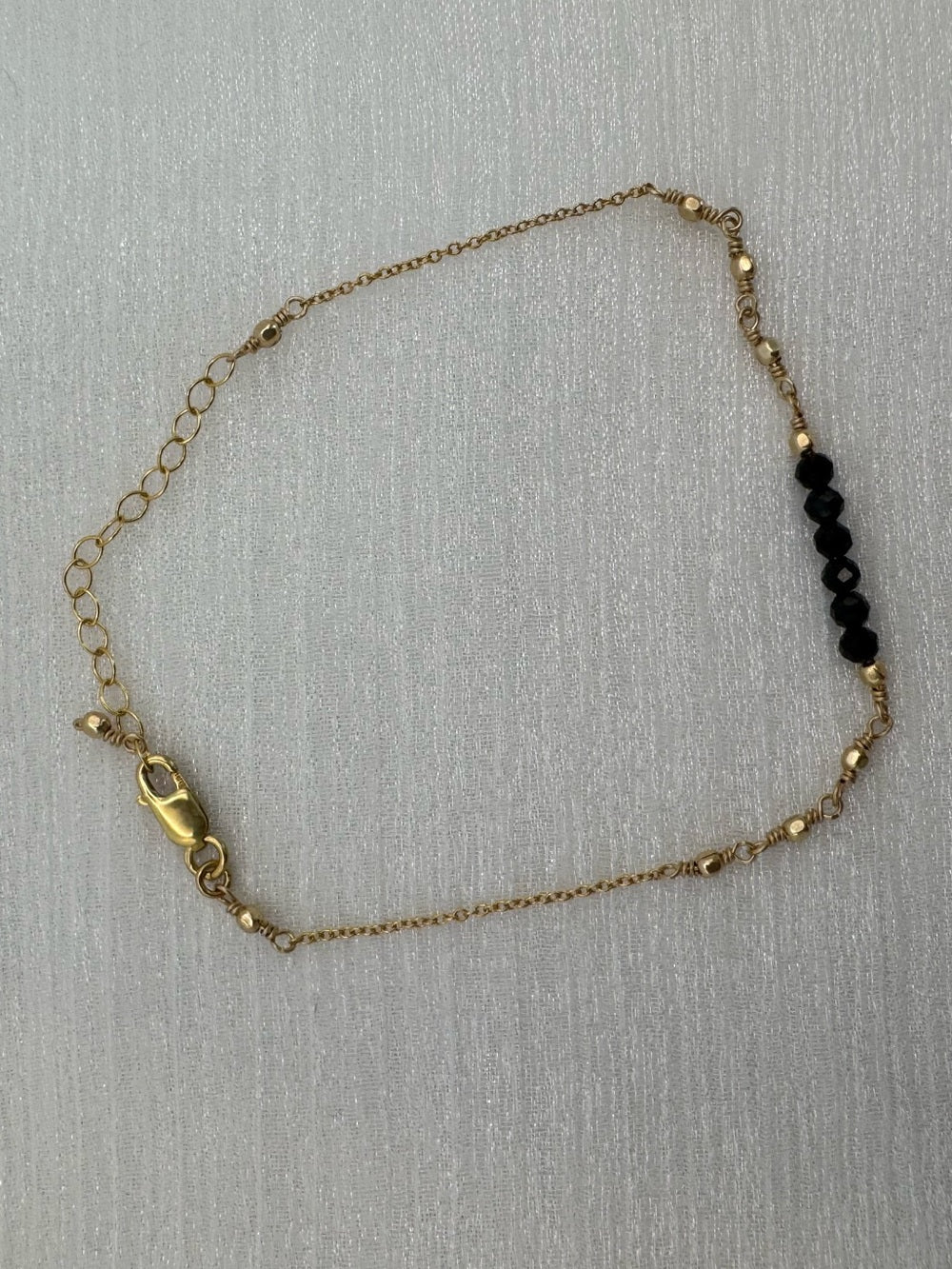 Minimalist Black Onyx Bracelet