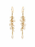 Ethiopian Opal & Freshwater Pearl Dangle Earrings