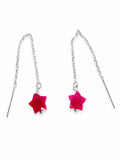 TH0010 Pink Chalcedony Star Threaders