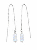 TH0019 Moonstone Silver Threaders