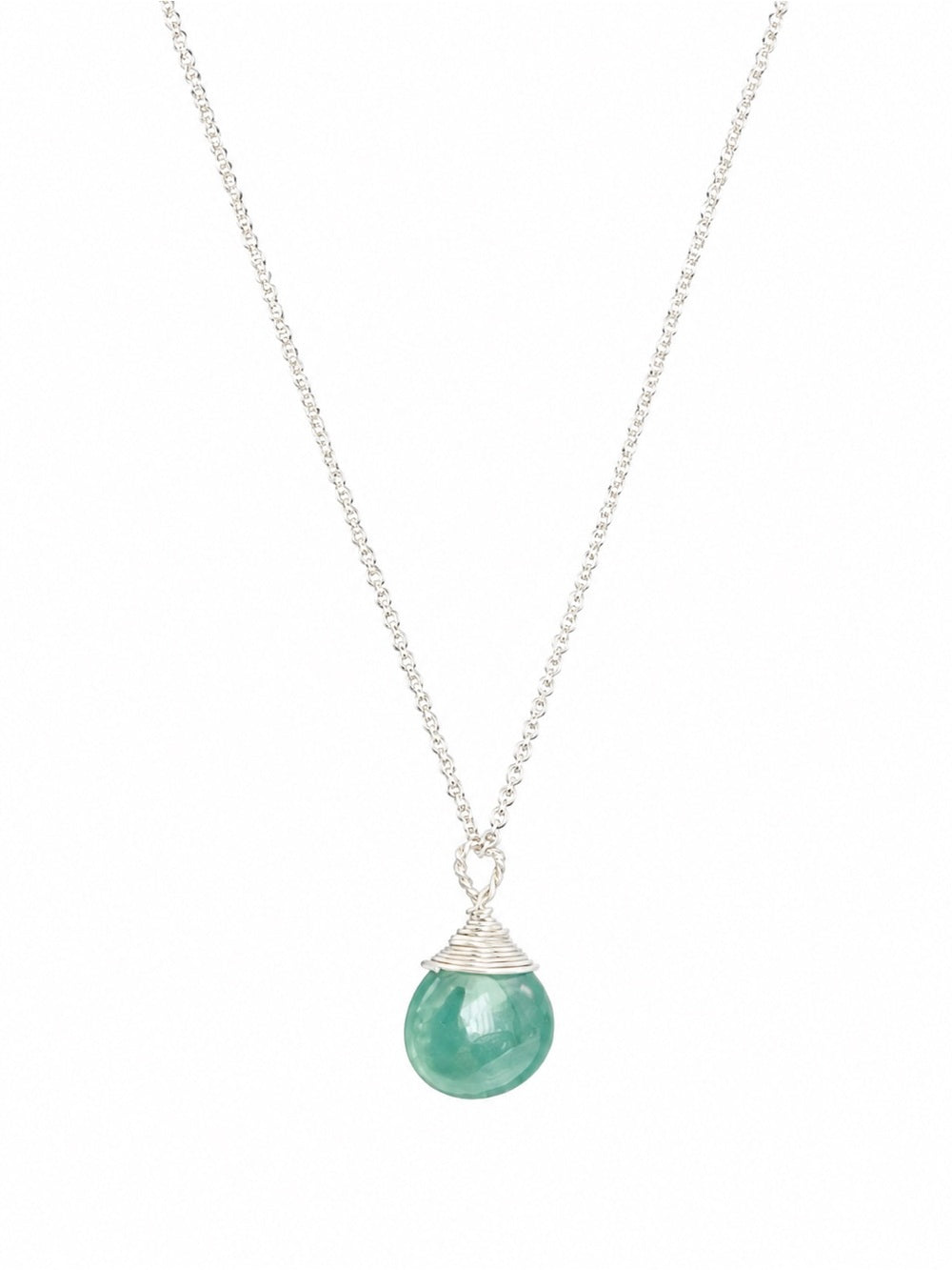 N0045 Grandidierite Chain Necklace