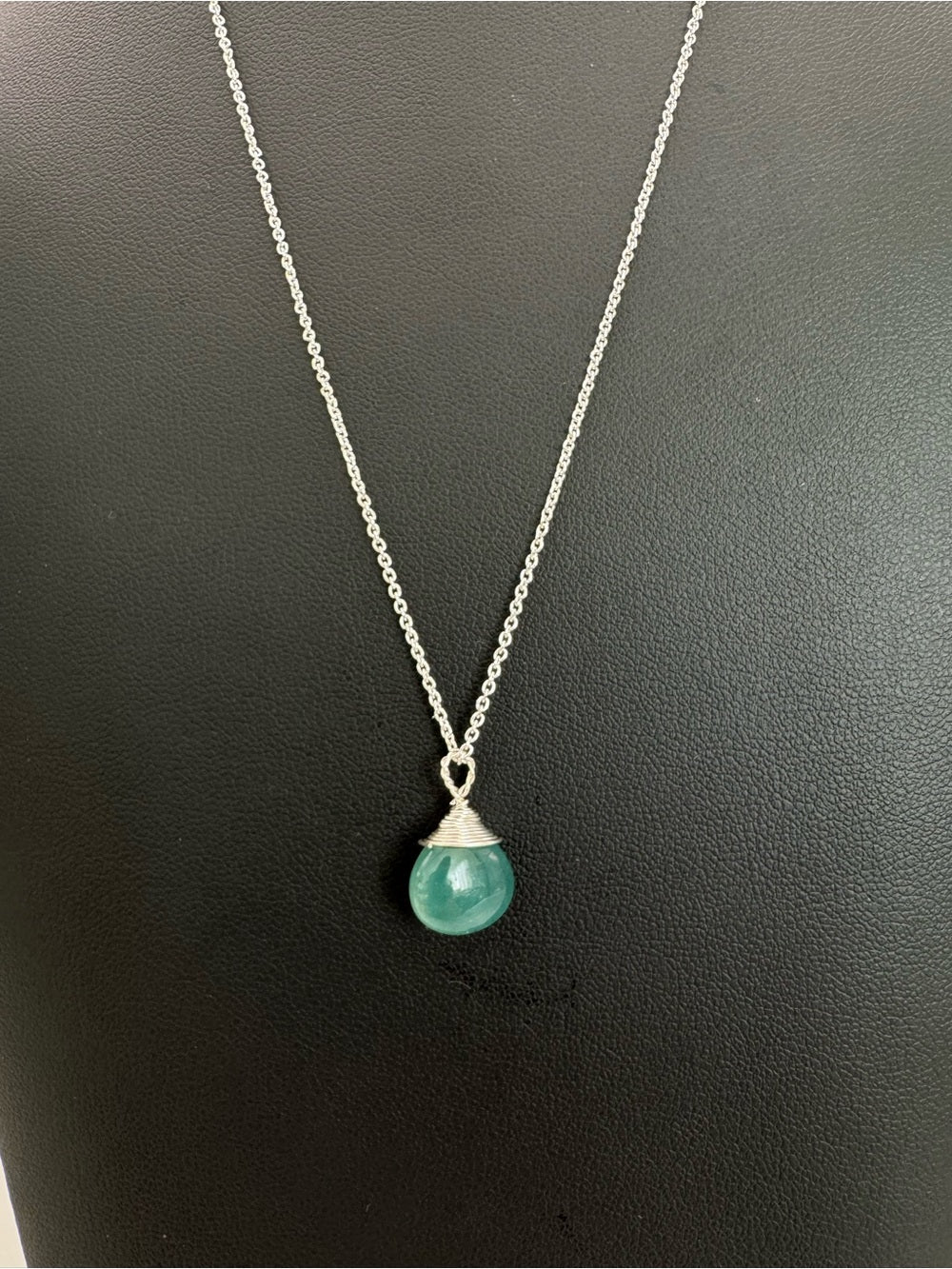 N0045 Grandidierite Chain Necklace