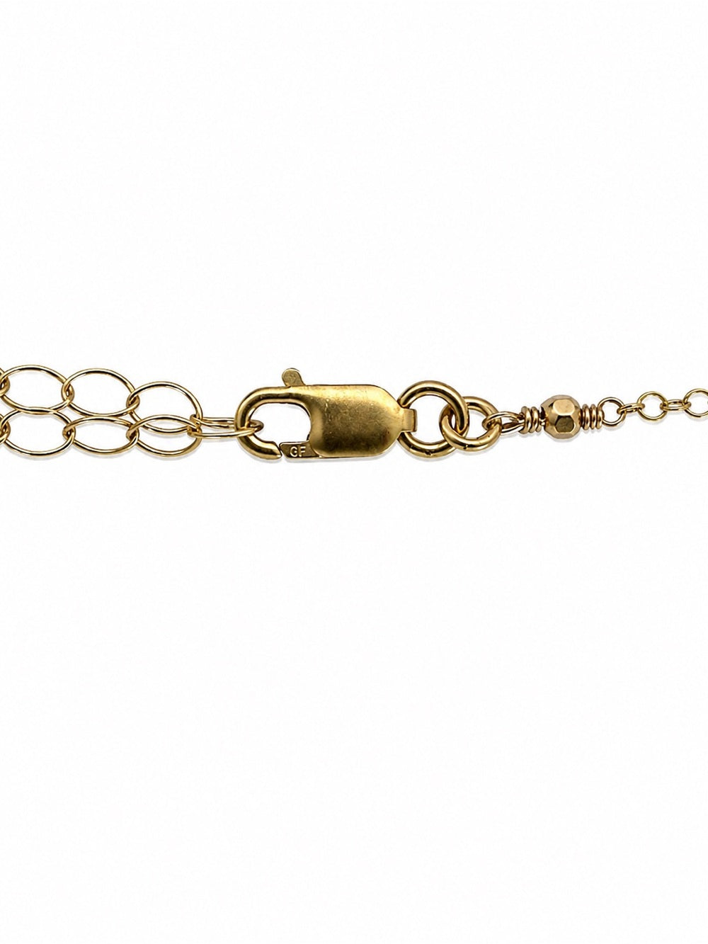 Aquamarine Gold Filled Drop Necklace