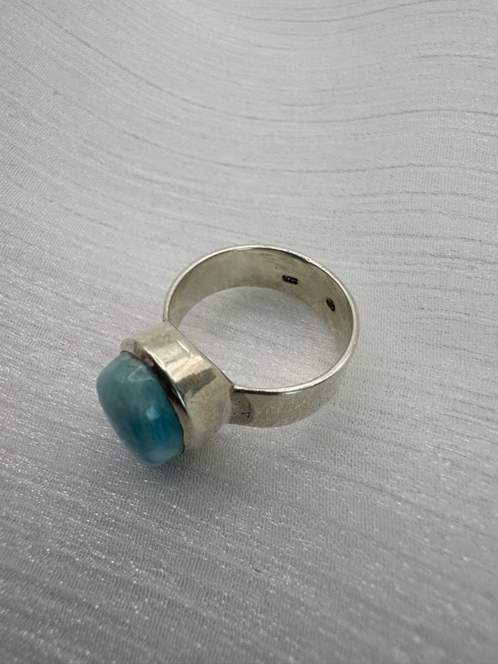 Larimar Oval Ring