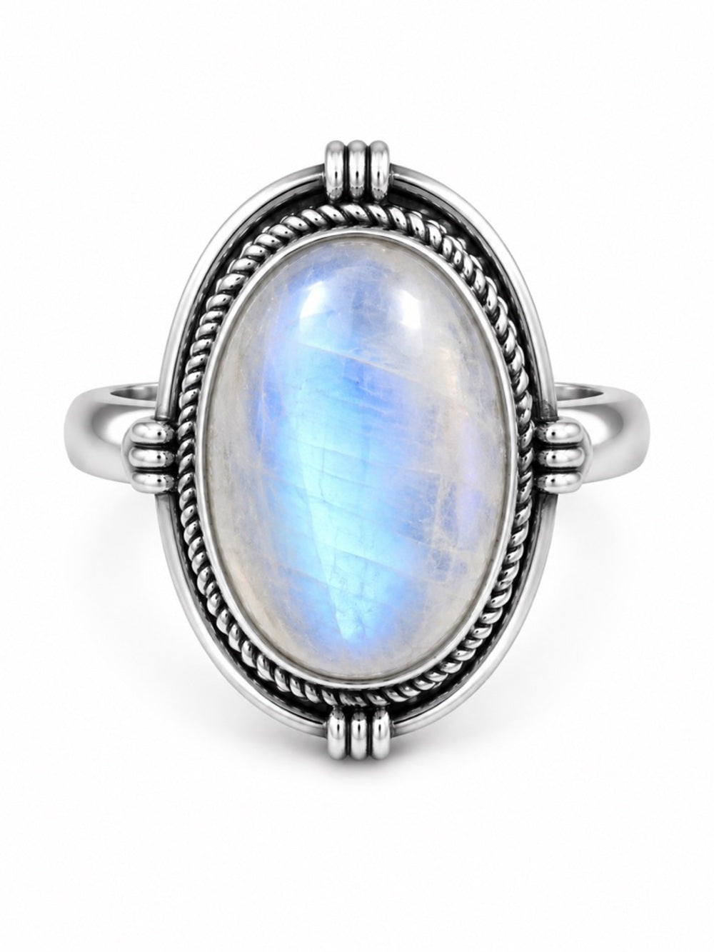 Moonstone Oval Vintage Style Ring