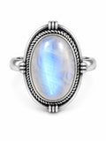 Moonstone Oval Vintage Style Ring