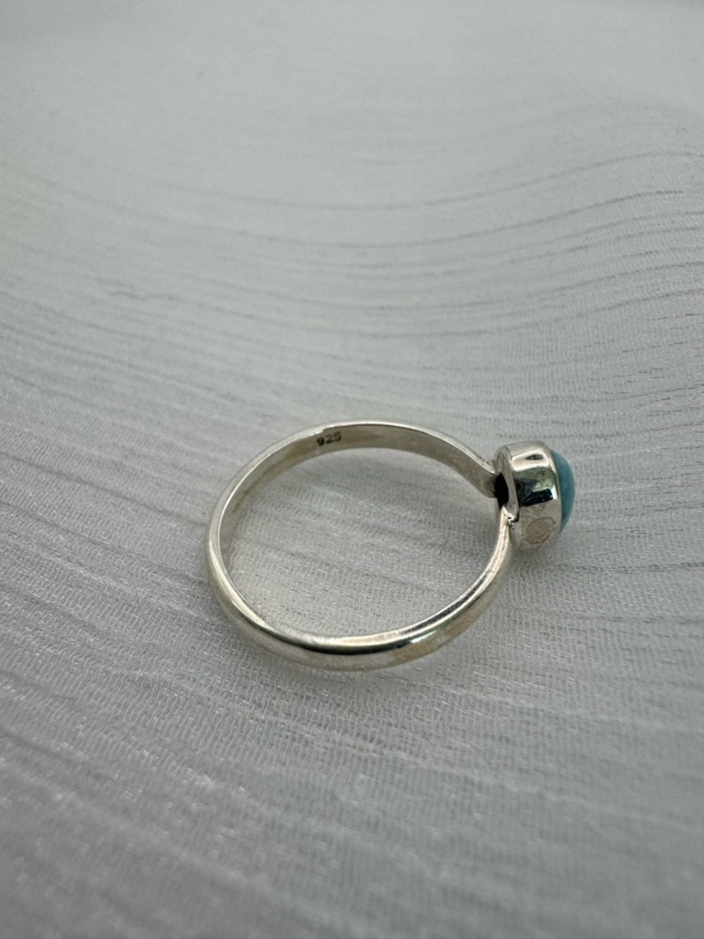 Oval Larimar Ring