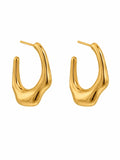 Melt Gold Hoops