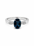 London Blue Topaz Oval Ring
