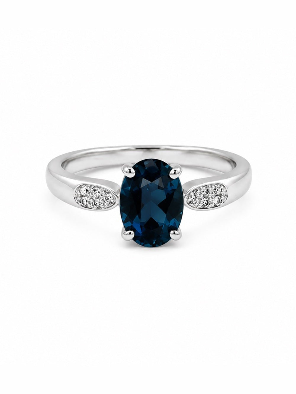 London Blue Topaz Oval Ring