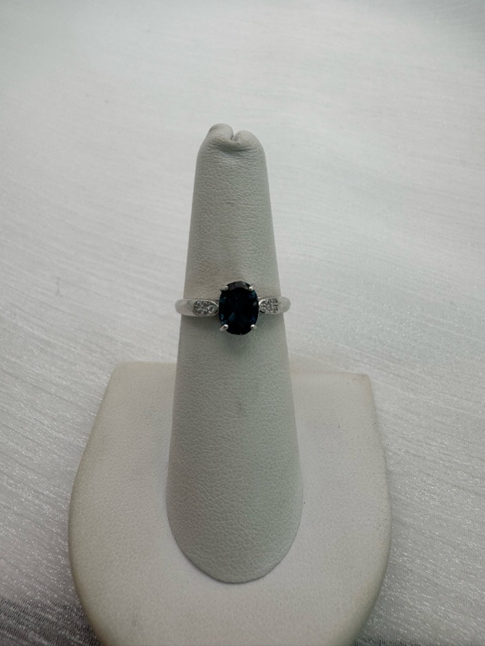 London Blue Topaz Oval Ring