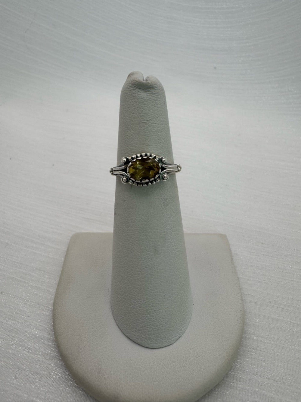 Citrine East West Oval Heirloom Ring