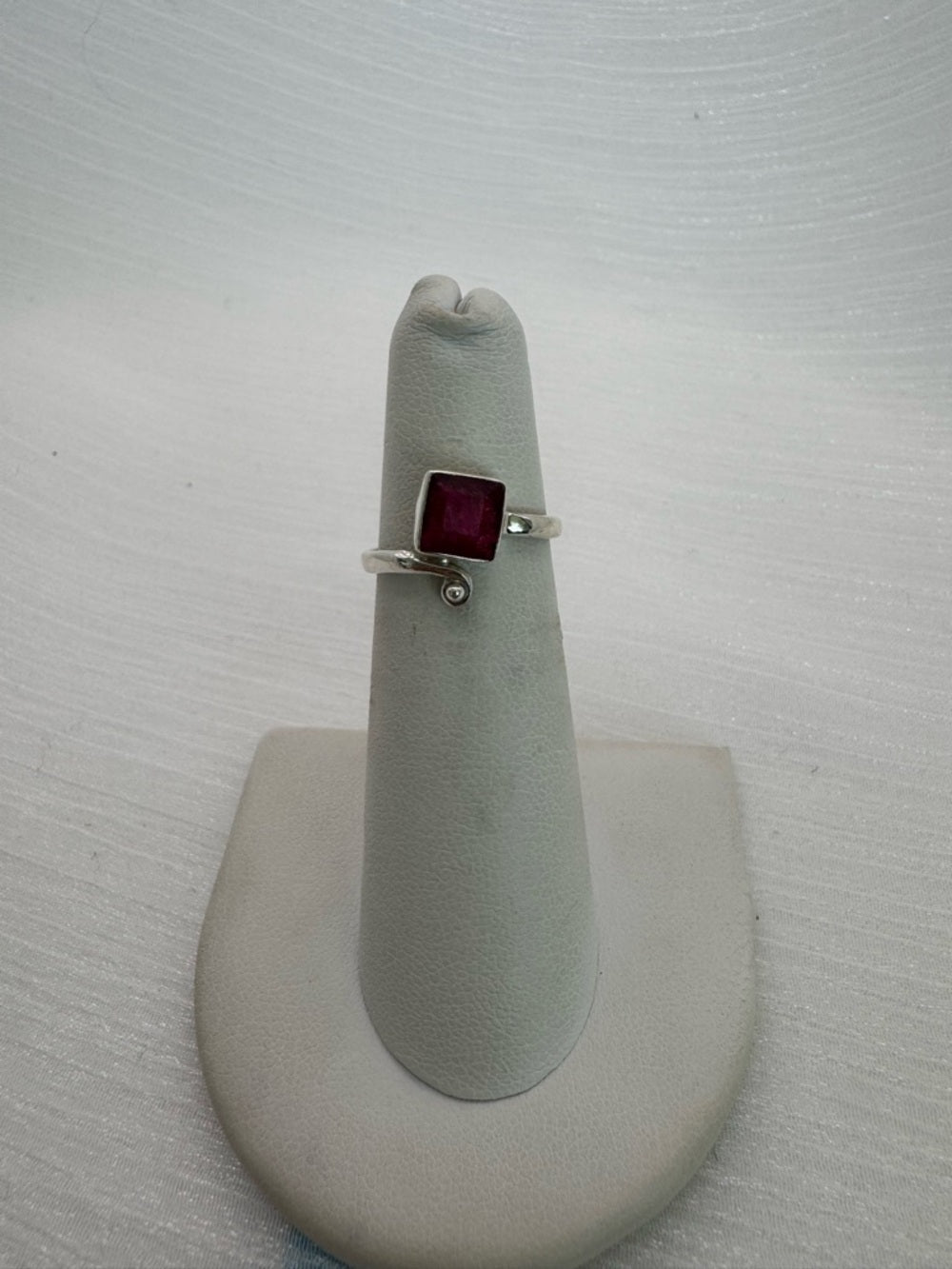 Ruby Square Bezel Ring