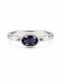 Amethyst East West Ring