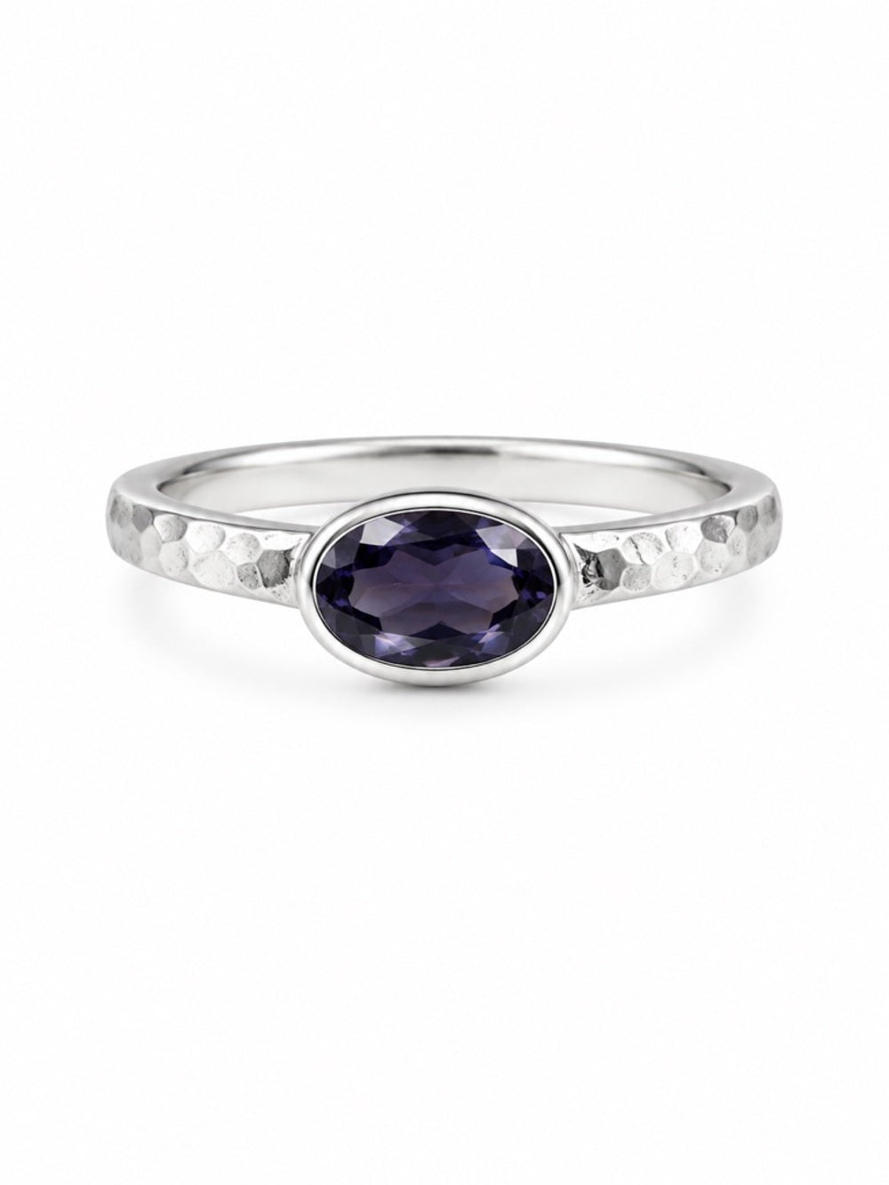 Amethyst East West Ring