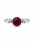 Ruby Round Ring