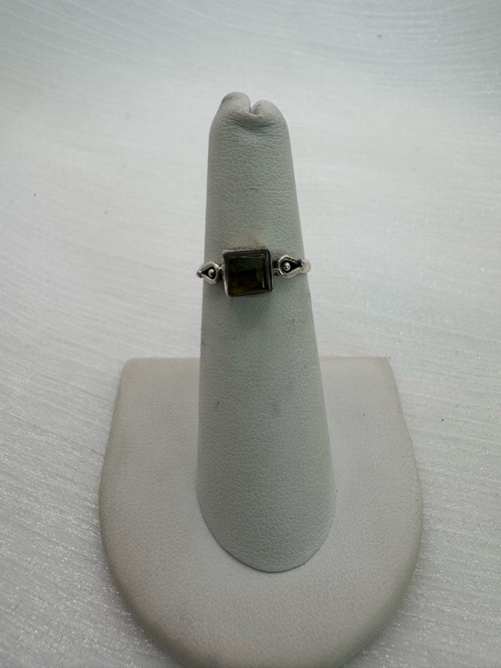Labradorite Square Ring