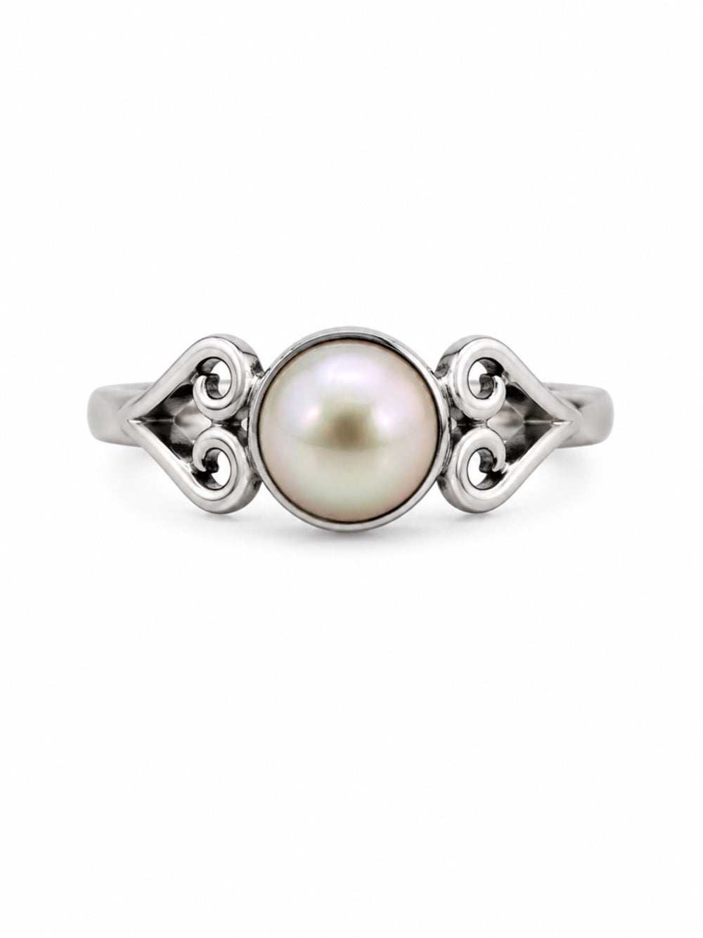 Freshwater Pearl Heart Ring