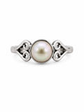 Freshwater Pearl Heart Ring