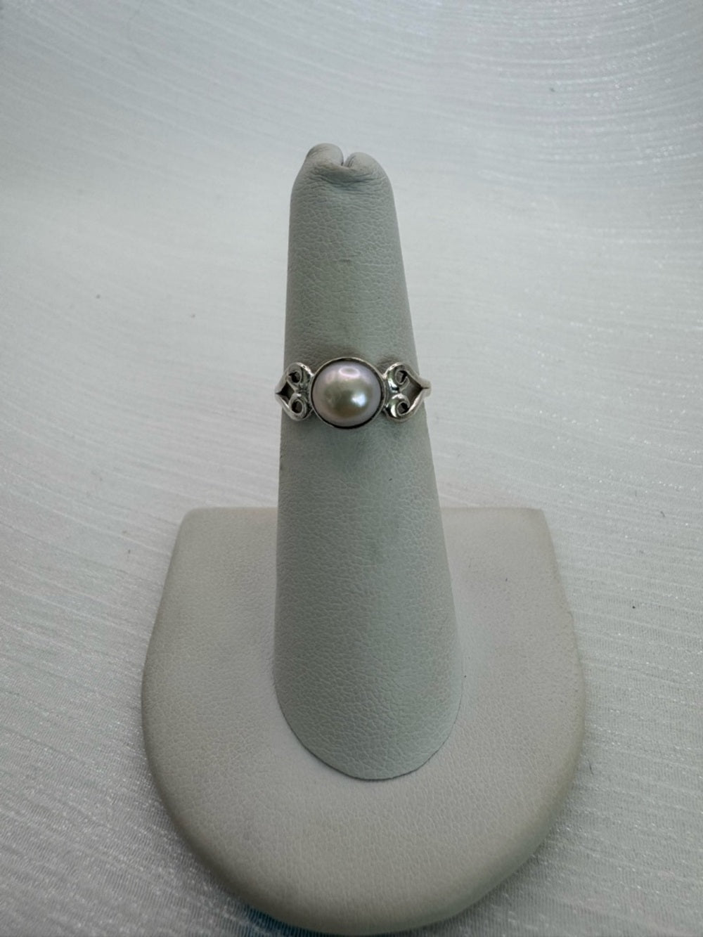 Freshwater Pearl Heart Ring