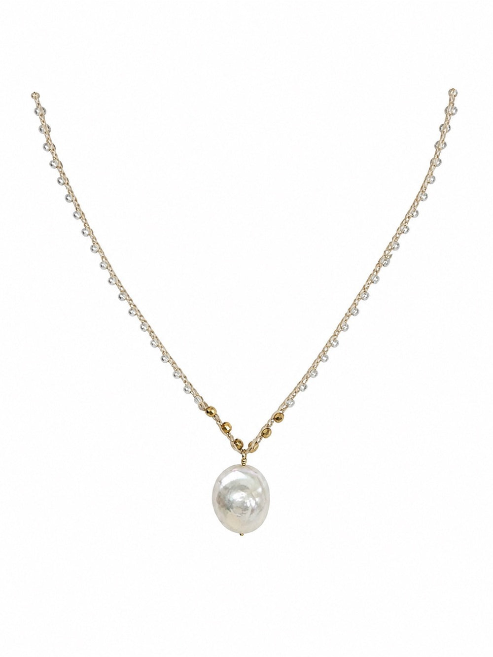 Freshwater Pearl Silkdrop Necklace