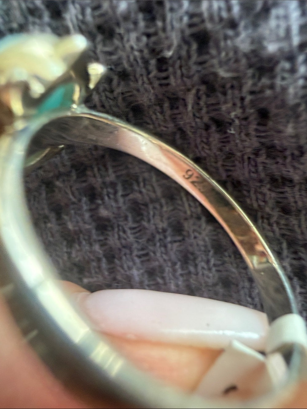 Larimar Turtle Ring