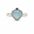 Blue Chalcedony Bubble Ring