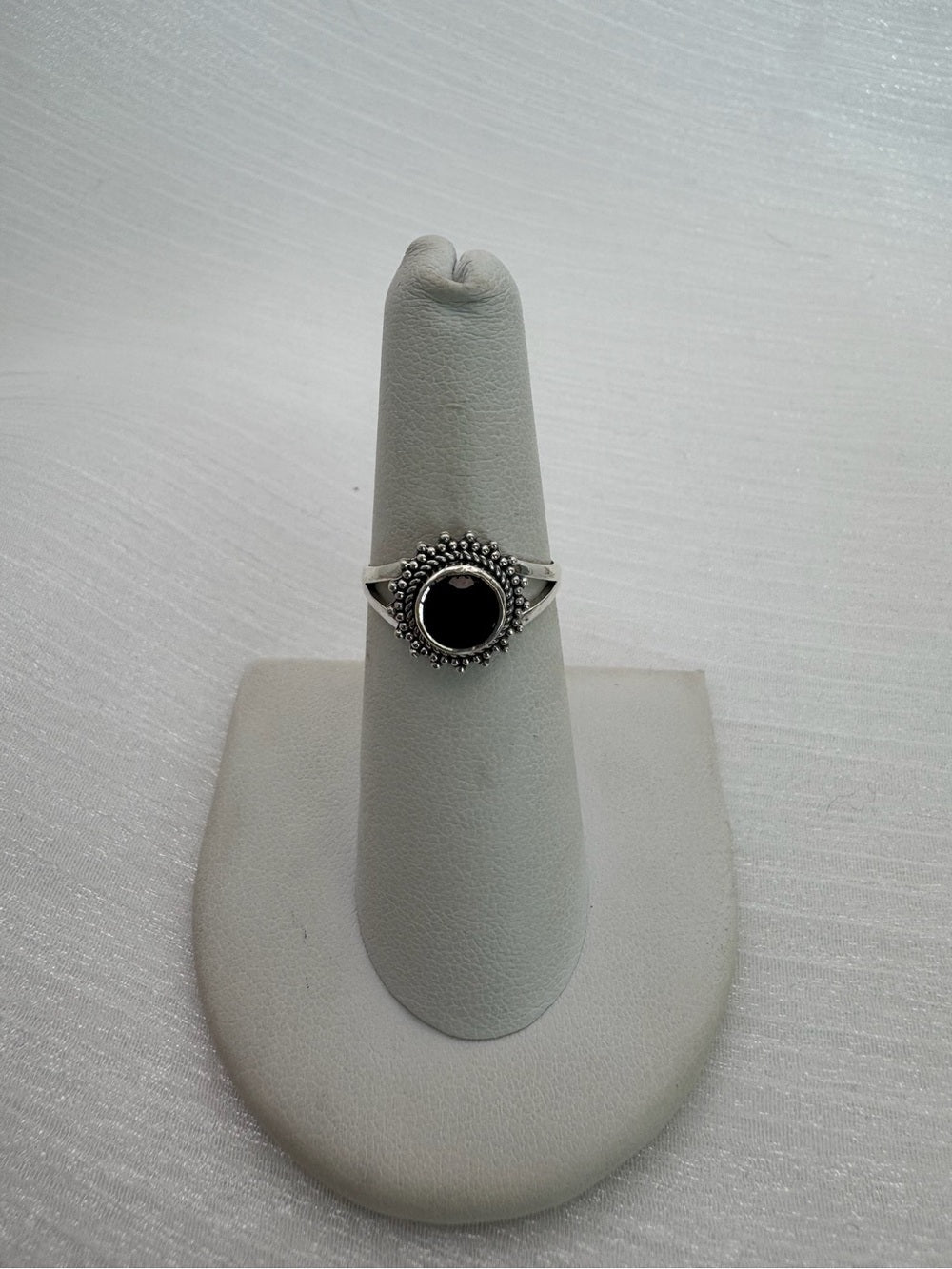 Black Onyx Sun Ring