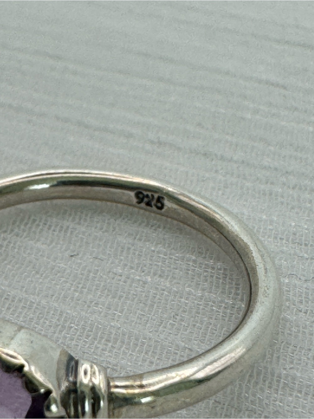 Amethyst East West Legacy Ring