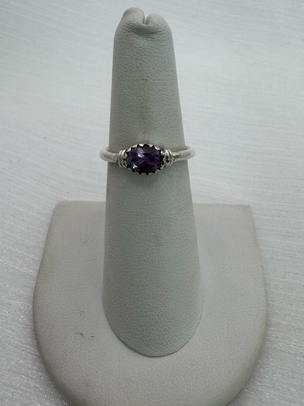 Amethyst East West Legacy Ring