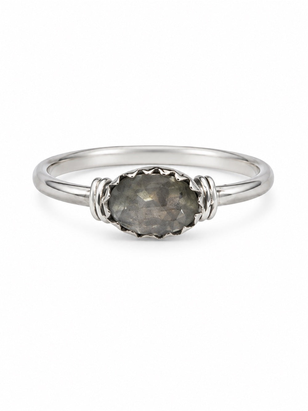 Labradorite East West Legacy Ring