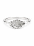 Clear Quartz East West Legacy Ring